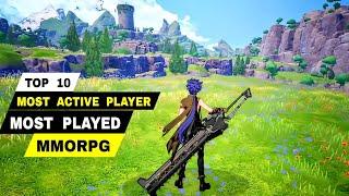 Top 10 MOST PLAYED MMORPG with the MOST ACTIVE PLAYERS of MMORPG Games for Android & iOS