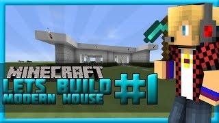 Minecraft  Let's Build #1  Modern House