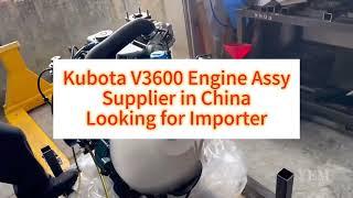 Brand New Kubota V3600 Engine Assembly - High Performance & Reliability.