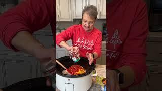 Mama Sue makes CROCKPOT CHICKEN TORTILLA SOUP, from the Volume 3 cookbook.