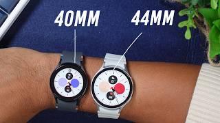 Galaxy Watch 7 vs FE - 44mm vs 40mm Größenvergleich am Handgelenk!