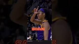  #AngelReese "SAVAGE" Taunt! #ncaatournament #ncaabasketball #collegebasketball #viral #shorts