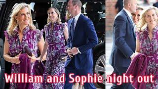 Duchess of Edinburgh and Prince William Rare Solo engagement in London