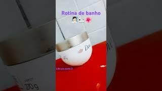 rotina de banho 