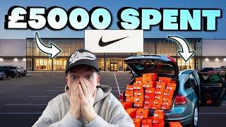 I SPENT £5,000 IN ONE DAY AT THE NIKE OUTLET!!