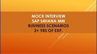 sap mm interview questions and answers for 2 years experience |  sap mm business process interview