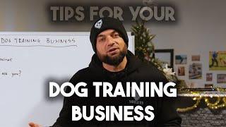 How to start a SUCCESSFUL Dog Training Business