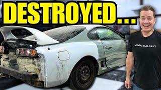 Rebuilding A Destroyed Toyota Supra | Part 2