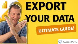 5 ways to export data from Power BI