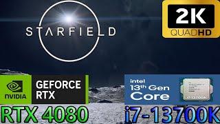 Starfield RTX 4080  i7-13700K Native 1440p Ultra Settings