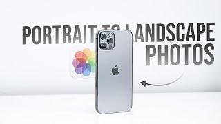 How to Change a Picture Taken in Portrait Mode to Landscape Mode on iPhone (tutorial)