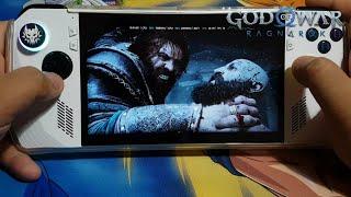 God of War Ragnarök Best Graphic Settings 70+ FPS Frame Gen Gameplay on Asus ROG Ally Part 3