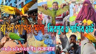 মিরপুর ১ পাখির হাটে নানান রঙের পাখির মেলা | mirpur 1 pakhir hat