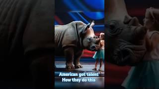 American got talent magic Rhino#shorts