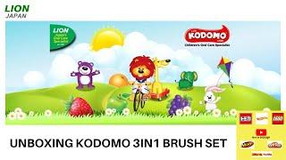 LION KODOMO こども3IN1 BRUSH SET