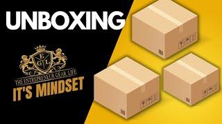 Unboxing by Larry Hott  from Entrepreneur Gear Life the Mindset Collection