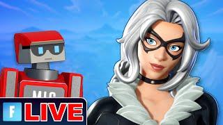 Fending off Black Cat Gooners LIVE! - Fortnite Battle Royale