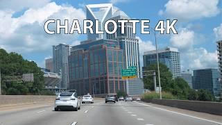 Charlotte Drive 4K - Airport to Downtown - USA [New Camera for San Francisco?]