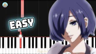 Tokyo Ghoul:re OP - "Asphyxia" - EASY Piano Tutorial & Sheet Music