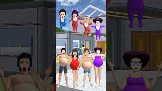 mio and Yuta choose baby  #sakuraschoolsimulator #animation #sakura #shorts