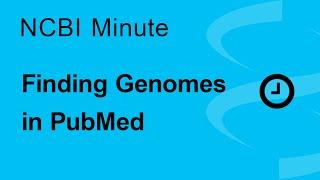 NCBI Minute: Finding Genes in PubMed