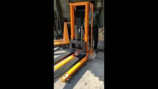 Manual hydraulic stacker || Capacity :- 2 ton || Material handling equipments ||