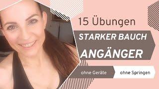 XXL Workout: Bauchtraining für Anfänger / stehend / ohne Geräte / ohne Springen / gelenkschonend