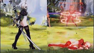 Granblue Fantasy Versus Rising 2B Self Destruct Clothing Destruction Nier DLC