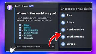 How to Setup Discord Dropdown Role Menu with Sapphire Bot