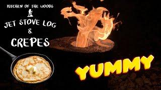 How to make Crêpes on a Jet Stove Log / Swedish Candle 2023: Easy Recipe !!!