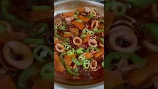 Spicy squid | pusit #shortvideo #food #cooking