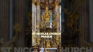 The most beautiful church in Europe St. Nicholas church Prague