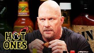 Stone Cold Steve Austin Puts the Stunner on Spicy Wings | Hot Ones