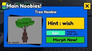 How to get TREE Noobie in FIND THE NOOBIES MORPHS Roblox