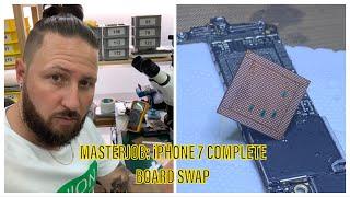 MASTERWORK - iPHONE 7 COMPLETE BOARD SWAP - NO CUTS - WORLDS FIRST - MASTERJOB - A10 SWAP