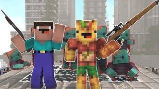 НОВЫЙ ГОРОД? ЗОМБИ АПОКАЛИПСИС В МАЙНКРАФТ! НАПАДЕНИЕ МУТАНТОВ MINECRAFT! НУБ! НАШЕСТВИЕ КОНЕЦ СВЕТА