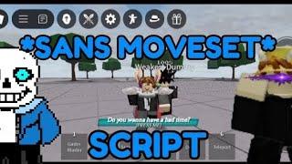 *NEW* Roblox tsb script | VHS SANS Moveset | Custom SFX, VFX, Animation | 5,6 Tools OP Abilities|