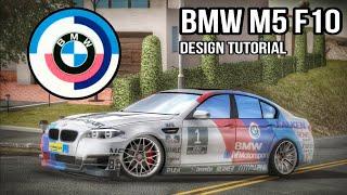 BMW M5 F10 Motorsport Livery Tutorial | Car Parking Multiplayer