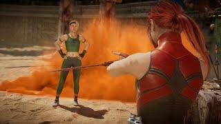 Mortal Kombat 11 - Sonya Blade vs. Skarlet + Kiss of Death Brutality