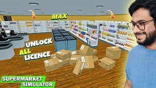 Finally UNLOCK All Product LICENCE ($150,000$) - Supermarket Simulator #17