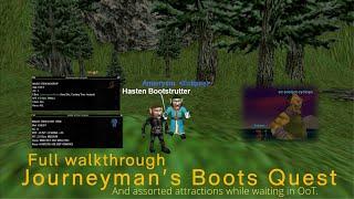 Everquest P99 - Journeyman's Boots Quest & Assorted Things to Do While Waiting in the Ocean of Tears