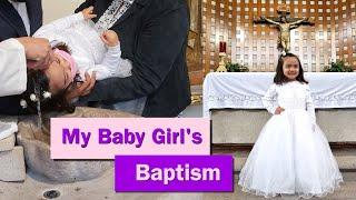 My daughter's Baptism Day! |  Baby Catholic Baptism | God's Children