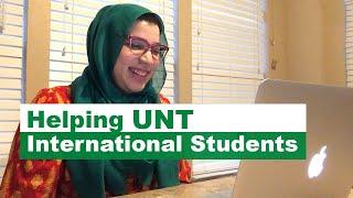 Support Services  - Helping UNT International Students