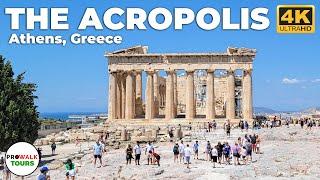 Acropolis & Parthenon - Athens Walking Tour 4K - with Captions!