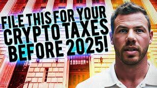 CRYPTO TAX Safe Harbor Filing - Important Information!