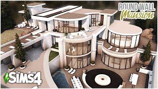 ROUND mansion with the CURVED ROOM UPDATE! [No CC] - Sims 4 Speed Build | Kate Emerald