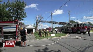 Fire on N. Nixon in Lima damages home