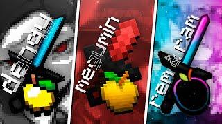 TOP 4 MELHORES TEXTURAS PARA PVP E FPS! (TEXTURAS LEVES PARA AUMENTAR FPS) *skywars e bedwars*