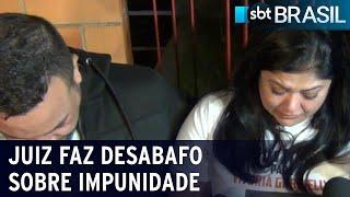 Caso Vitória Gabrielly: juiz que condenou casal faz desabafo sobre impunidade |SBT Brasil (10/11/21)