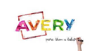 Avery Products: A Rainbow Of Supplies
